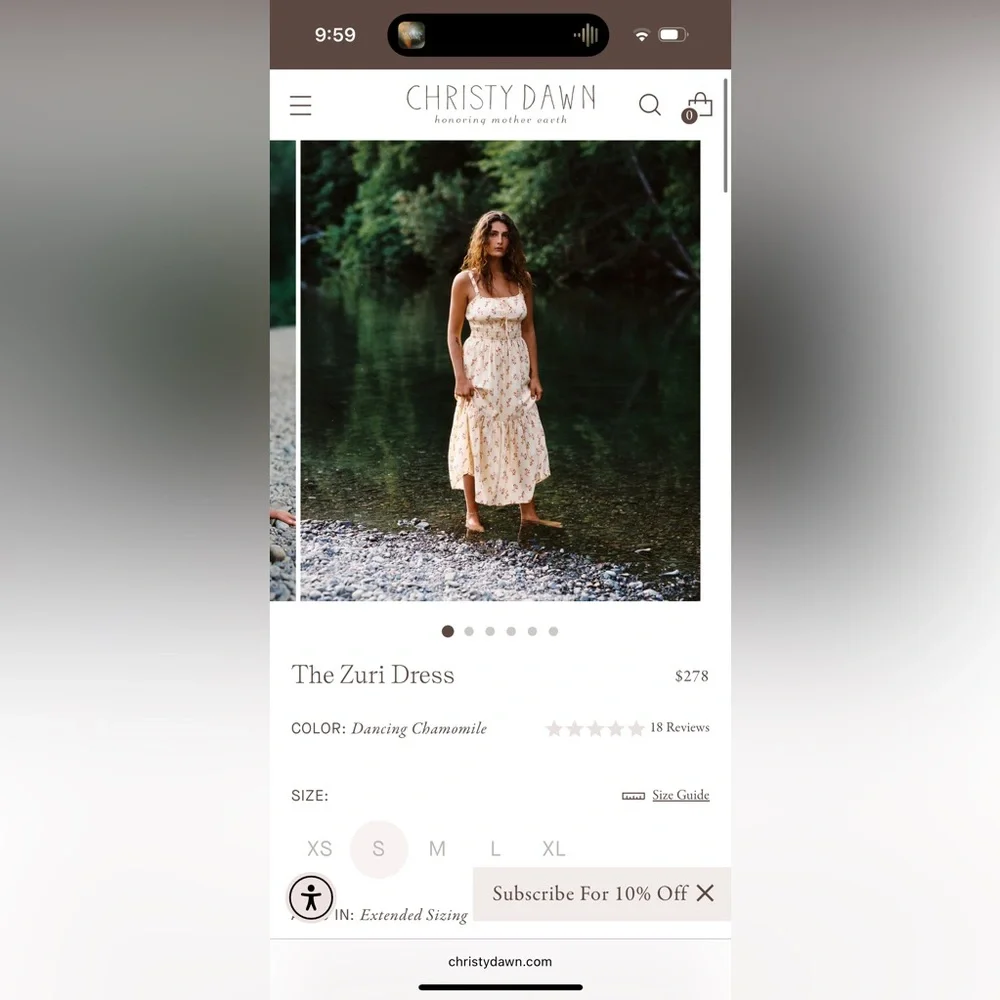 Christy Daw Zuri Dress - Small - Picture 2 of 9